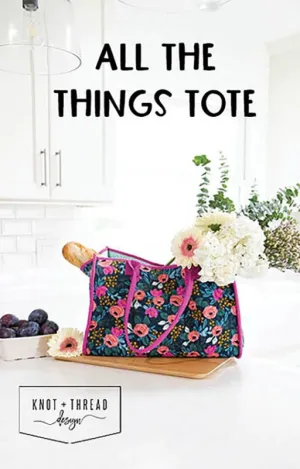 All the Things Tote Pattern by Kaitlyn Howell