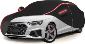 All Weather Waterproof car Cover for AudiA6 Avantd 2011-2018,Zipper Cotton Universal, All-Weather UV Protection, Snow Proof, Wind Proof, dust Proof