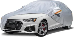 All Weather Waterproof car Cover for AudiCabriolet 1991-2000,Zipper Cotton Universal, All-Weather UV Protection, Snow Proof, Wind Proof, dust Proof