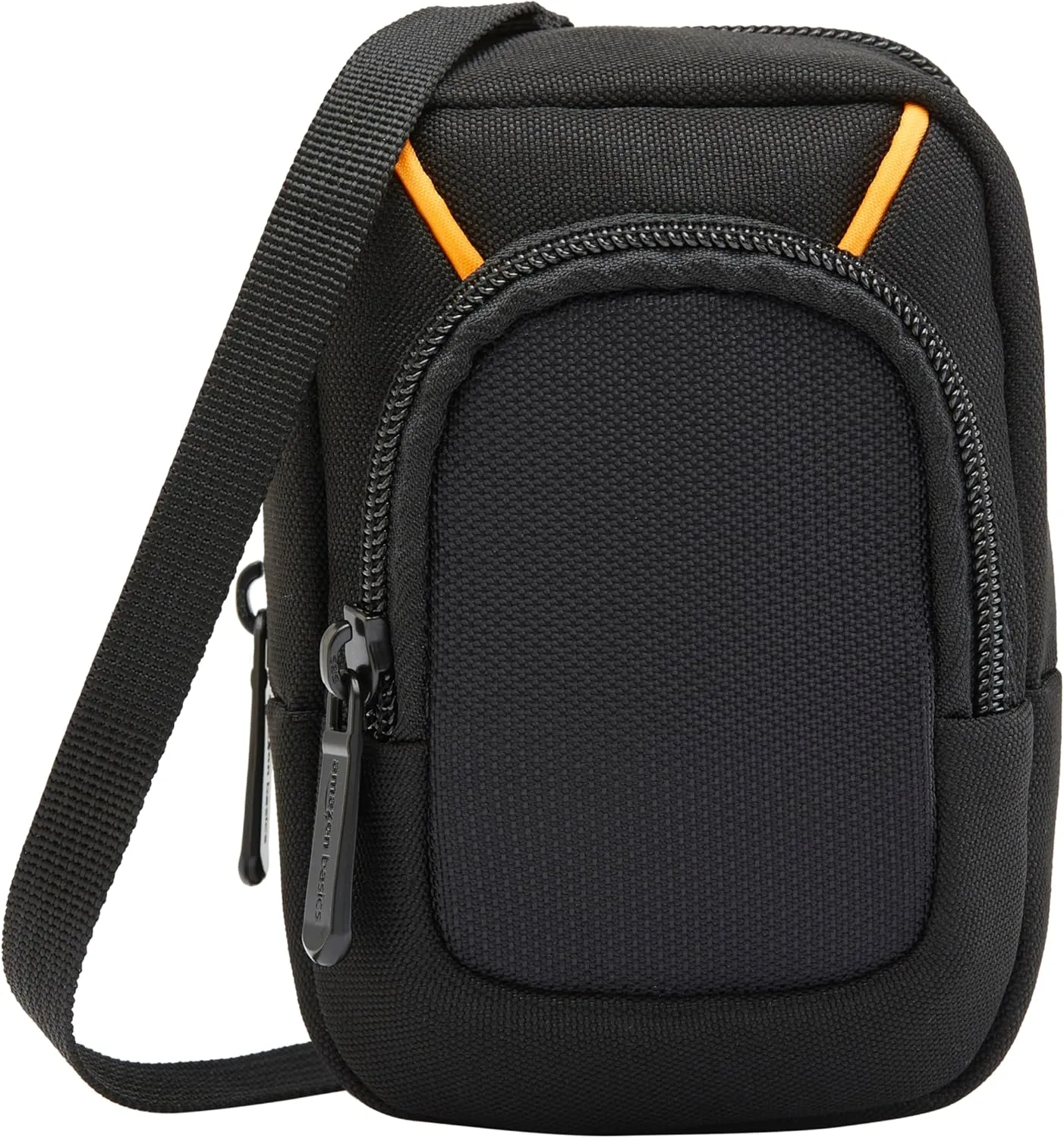 Amazon Basics Large Point and Shoot Camera Case, Interior Dimension 5.2 x3.2 x1 inches, Black, Solid
