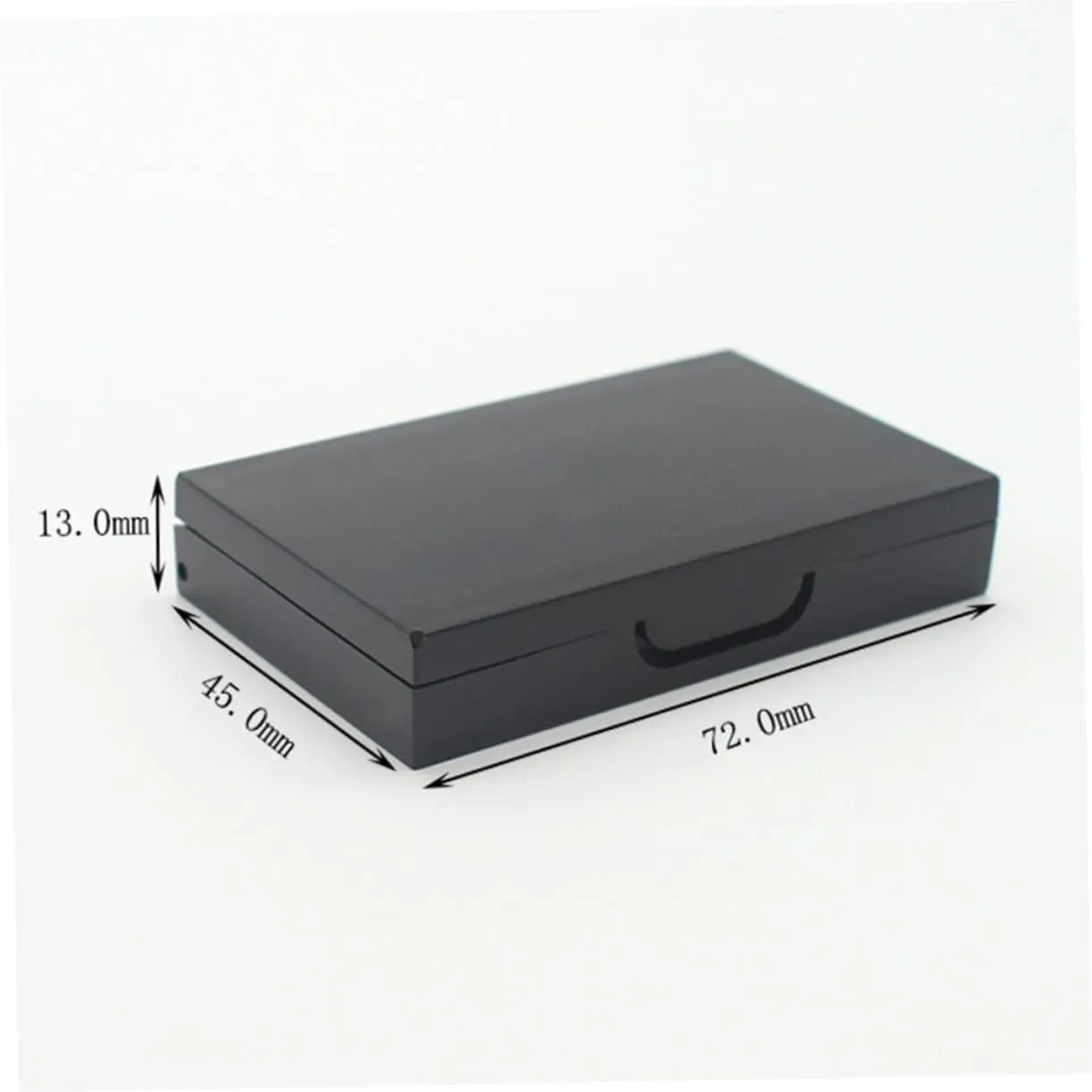 Angoily 12pcs Empty Eyeshadow Box Compartments Mini Palette for Daily Use and Travel Compact Design for Easy Carrying for Professional and Personal Makeup Applications Black