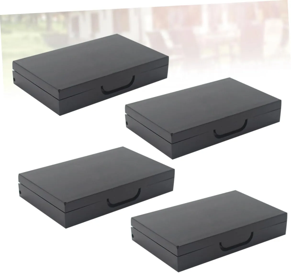 Angoily 12pcs Empty Eyeshadow Box Compartments Mini Palette for Daily Use and Travel Compact Design for Easy Carrying for Professional and Personal Makeup Applications Black