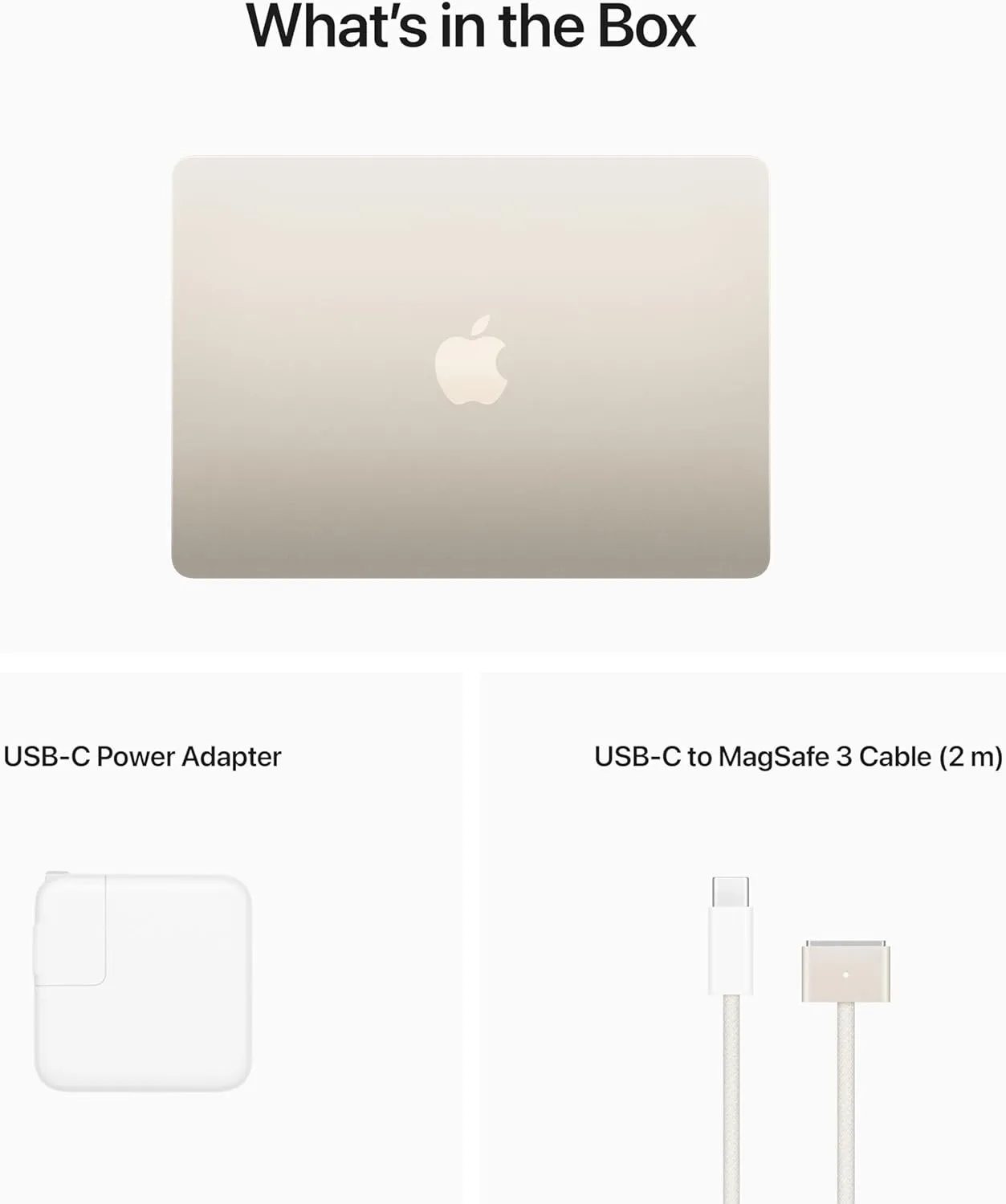 Apple 2022 MacBook Air Laptop with M2 chip: Built for Apple Intelligence, 13.6-inch Liquid Retina Display, 8GB RAM, 512GB SSD Storage, Backlit Keyboard, 1080p FaceTime HD Camera; Starlight