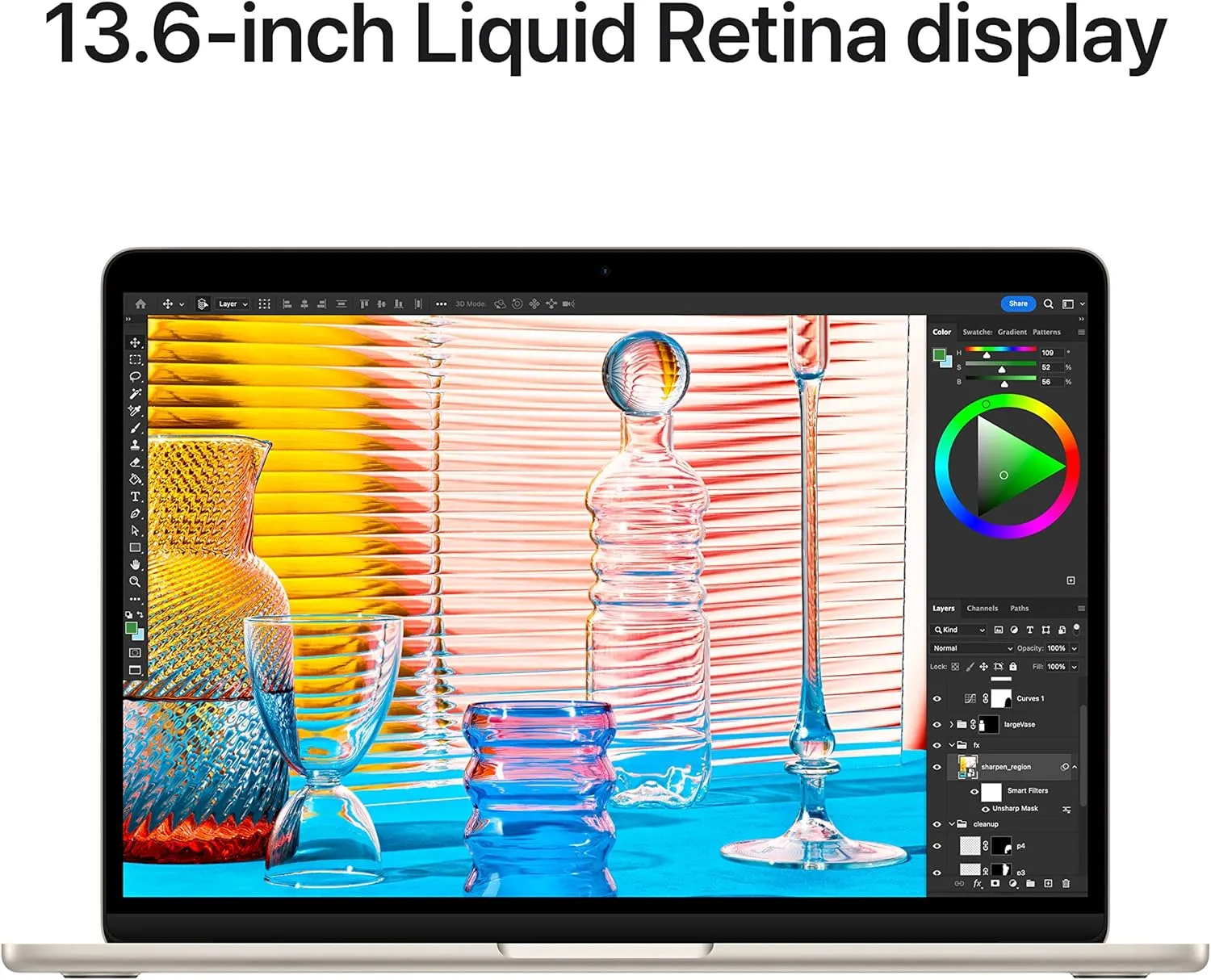 Apple 2022 MacBook Air Laptop with M2 chip: Built for Apple Intelligence, 13.6-inch Liquid Retina Display, 8GB RAM, 512GB SSD Storage, Backlit Keyboard, 1080p FaceTime HD Camera; Starlight
