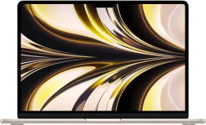 Apple 2022 MacBook Air Laptop with M2 chip: Built for Apple Intelligence, 13.6-inch Liquid Retina Display, 8GB RAM, 512GB SSD Storage, Backlit Keyboard, 1080p FaceTime HD Camera; Starlight