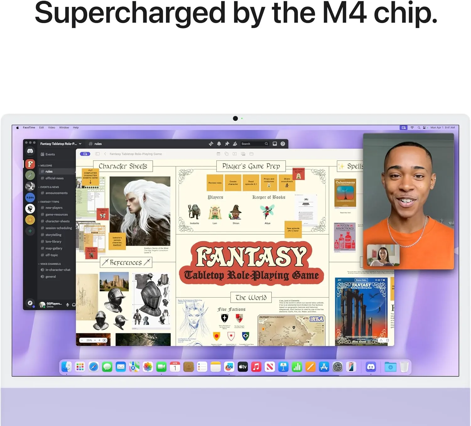 Apple 2024 iMac All-in-One Desktop Computer with M4 chip with 10-core CPU and 10-core GPU: Built for Apple Intelligence, 24-inch Retina Display, 16GB Unified Memory, 256GB SSD Storage; Purple