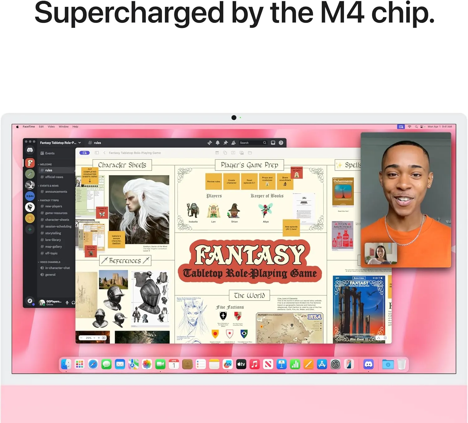 Apple 2024 iMac All-in-One Desktop Computer with M4 chip with 10-core CPU and 10-core GPU: Built for Apple Intelligence, 24-inch Retina Display, 24GB Unified Memory, 512GB SSD Storage; Pink