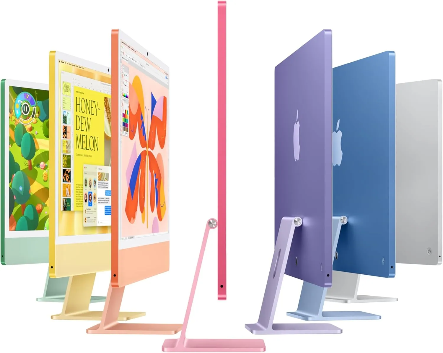 Apple 2024 iMac All-in-One Desktop Computer with M4 chip with 10-core CPU and 10-core GPU: Built for Apple Intelligence, 24-inch Retina Display, 24GB Unified Memory, 512GB SSD Storage; Pink