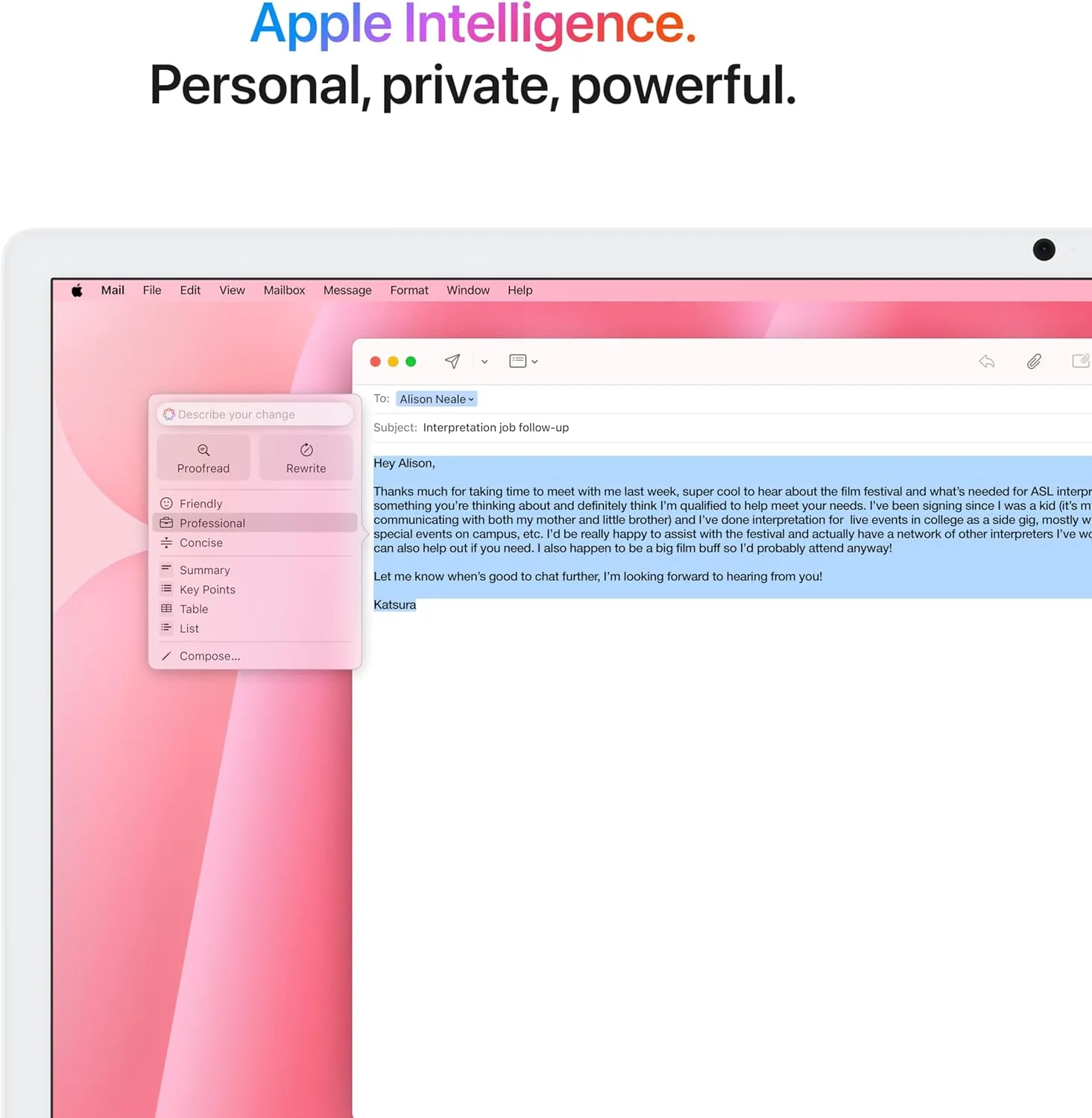 Apple 2024 iMac All-in-One Desktop Computer with M4 chip with 10-core CPU and 10-core GPU: Built for Apple Intelligence, 24-inch Retina Display, 24GB Unified Memory, 512GB SSD Storage; Pink