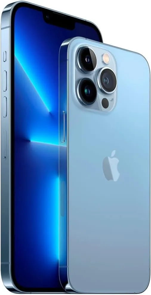 Apple iPhone 13 Pro, 128GB, Sierra Blue - AT&T (Renewed)