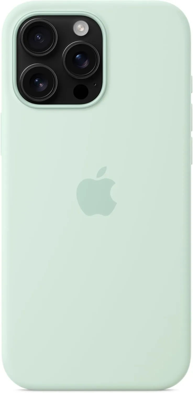 Apple iPhone 16 Pro Max Silicone Case with MagSafe and Camera Control - Aquamarine ​​​​​​​