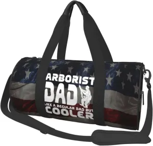 Arborist Dad Like A Regular Dad But Cooler Duffel Bag Gym Bag Travel Sports Tote Large Foldable Swim Beach Yoga0