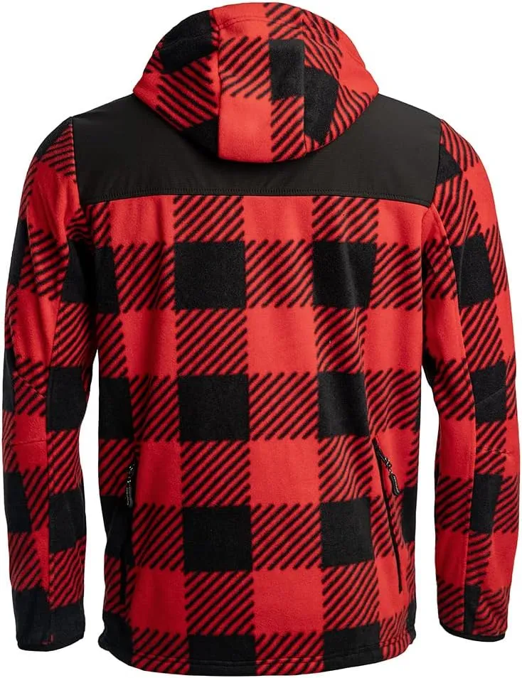 ARRAK OUTDOOR Canada Unisex Fleece Jacket, Unique Reinforcing Technique, Crosshatch Pattern, for Any Outdoor Adventure