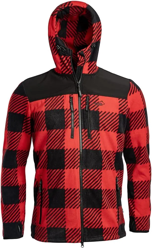 ARRAK OUTDOOR Canada Unisex Fleece Jacket, Unique Reinforcing Technique, Crosshatch Pattern, for Any Outdoor Adventure