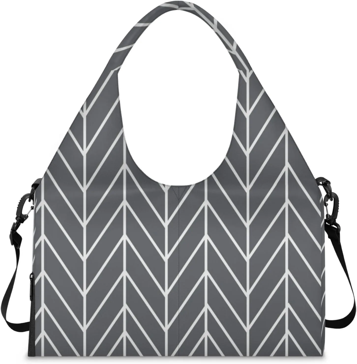 Arrows Pattern Wall Gym Bag Yoga Mat Tote for Women with Shoes Compartment Lightweight Duffle Travel Carrier Wet Dry Storage Pockets Adjustable Pilates Mats Shoulder Bags for Sport Swim