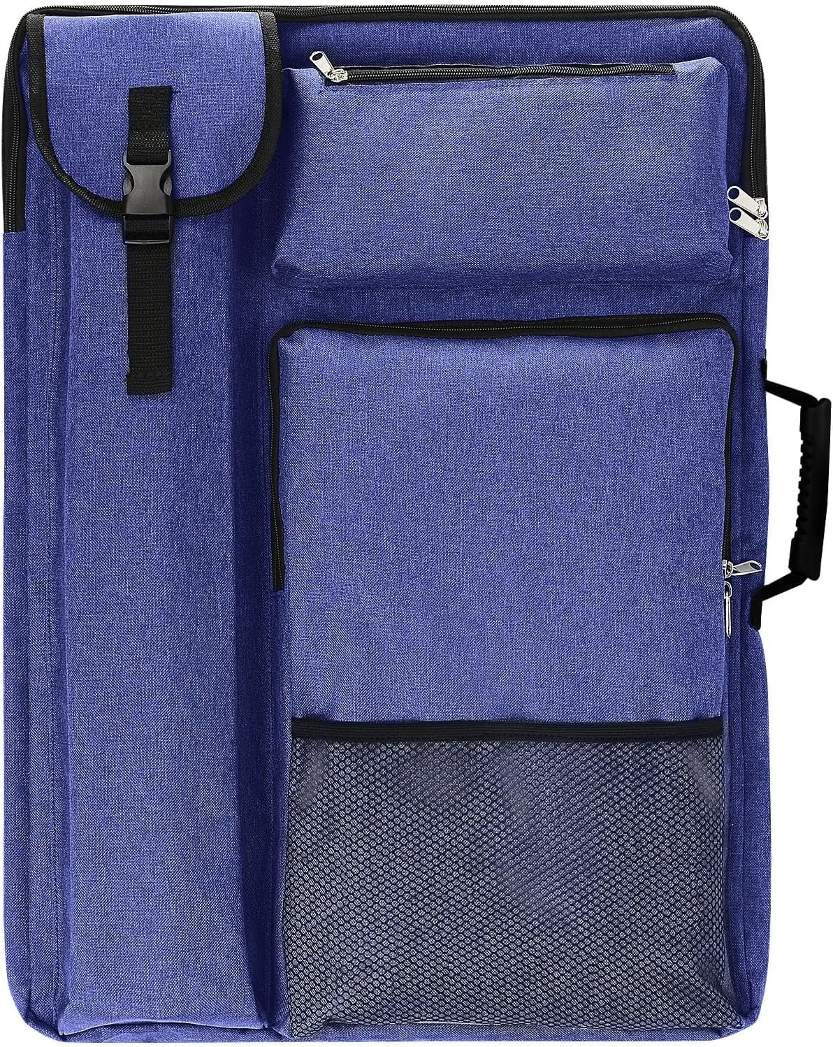 Art Portfolio Case 18 x 24,Portfolio Bag For Artwork/Board/project/drawing,Artist Backpack(Navy Blue).