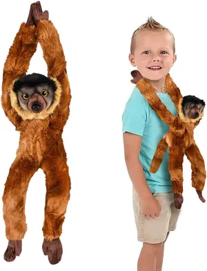ArtCreativity Brown Hanging Collard Lemur Plush Toy, 18 Inch Stuffed Three-Toed Sloth with Realistic Design, Soft and Huggable, Cute Nursery Decor, Best Birthday Gift for Boys and Girls