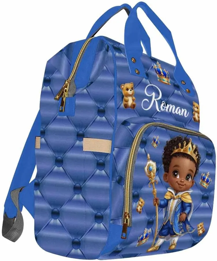 Artsadd Personalized Diaper Bag Backpack with Name Custom Name Backpack Travel Outdoor Mommy Bag Customized Gift for Newborn Baby Boys Girls Nursing Bags Gift for New Mom Dad Birthday Gift