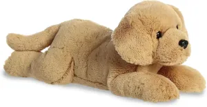 Aurora® Adorable Grand Flopsie™ Goldie Retriever Stuffed Animal - Playful Ease - Timeless Companions - Gold 16.5 Inches