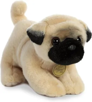 Aurora® Adorable Miyoni® Tots Pug Pup Stuffed Animal - Lifelike Detail - Cherished Companionship - Brown 10 Inches