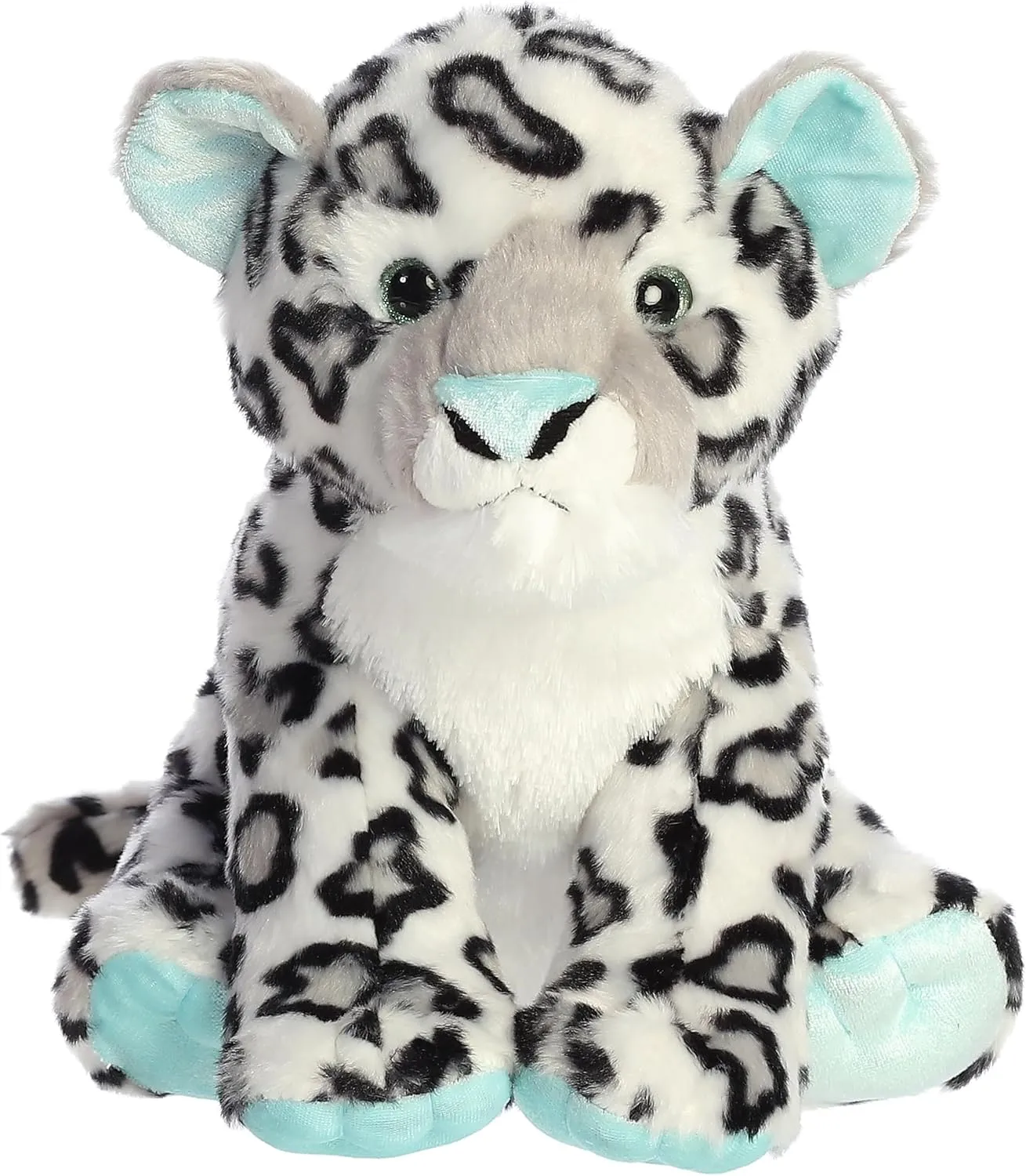 Aurora® Adventurous Destination Nation™ Snow Leopard Stuffed Animal - Global Exploration - Learning Fun - Mint 12 Inches