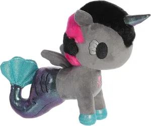 Aurora® Enchanting ©Tokidoki Mermicorno Searena Stuffed Animal - Bright & Colorful Design - Showpiece Plush - Grey 9.5 Inches