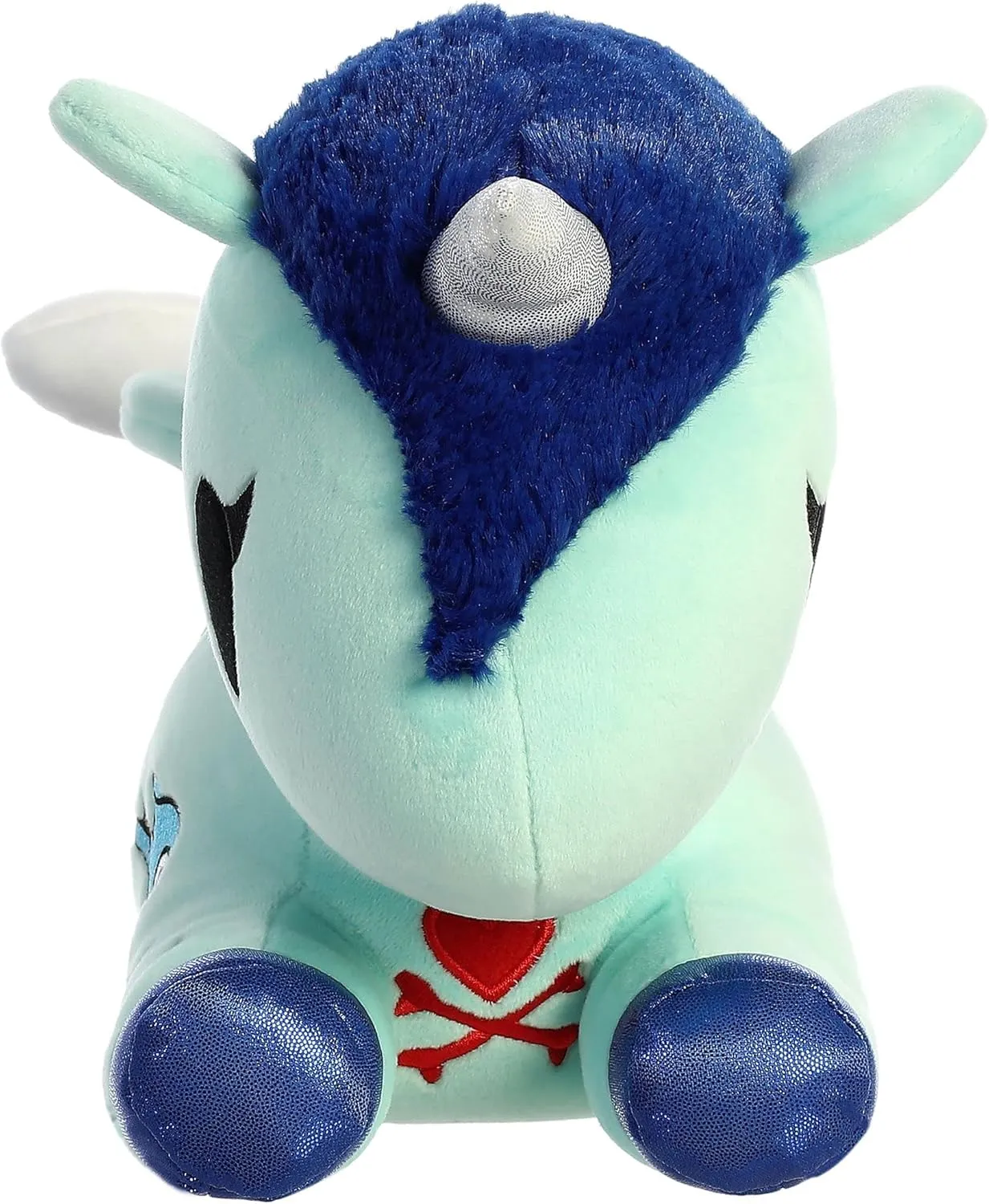 Aurora® Enchanting ©Tokidoki Squishy Sailor Stuffed Animal - Bright & Colorful Design - Showpiece Plush - Blue 13 Inches