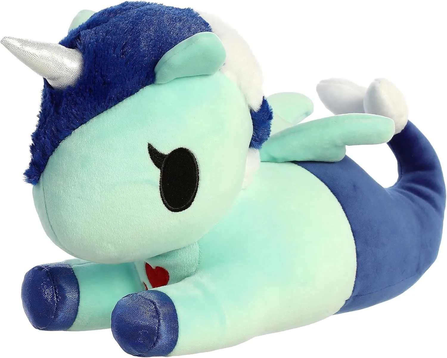 Aurora® Enchanting ©Tokidoki Squishy Sailor Stuffed Animal - Bright & Colorful Design - Showpiece Plush - Blue 13 Inches