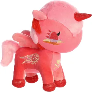 Aurora® Enchanting ©Tokidoki Toki Mochi Sky Unicorno Alba Stuffed Animal - Bright & Colorful Design - Showpiece Plush - Pink 7.5 Inches