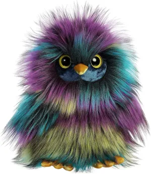 Aurora® Exquisite Luxe Boutique™ Eden Owl™ Stuffed Animal - Luxurious Elegance - Sensory Delight - Multicolor 10 Inches