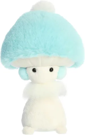 Aurora® Festive Fungi Friends™ Holiday Stuffed Animal - Unique Design - Loveable Companions - Earmuffs 9 Inches