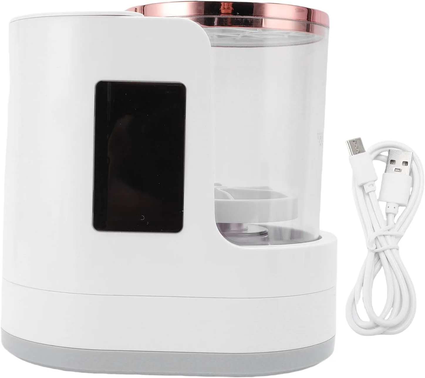 Automatic Makeup Brush Cleaner and Dryer Machine,Automatic Spinning Cosmetic Brush Clease for All Size Beauty Makeup Brush Set