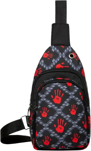Aztec Crossbody Sling Bags for Women and men, Southwest Chest Bag, with Adjustable Strap for Hiking, Travel Sports Running