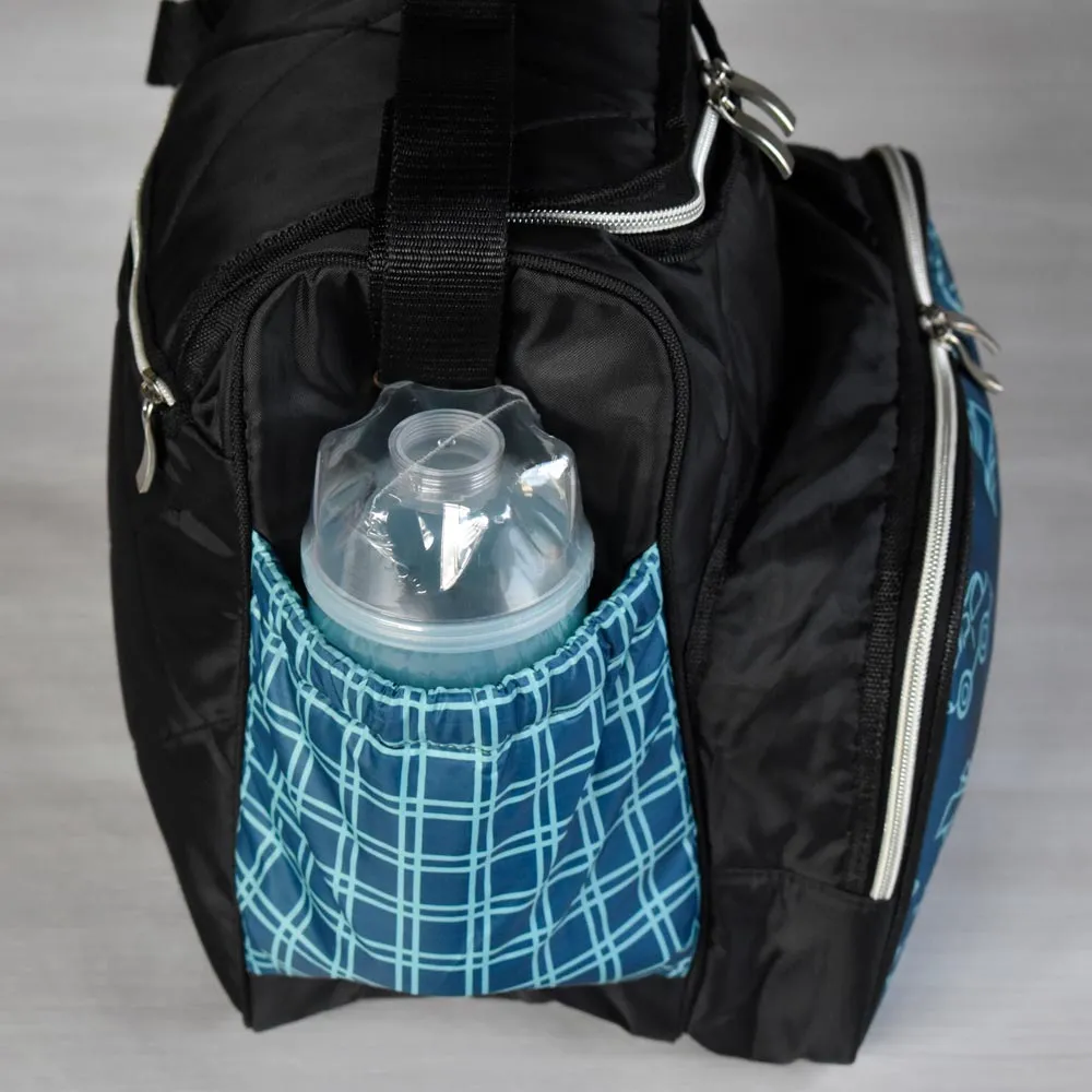 Baby Diaper Bag (All-in-One Traveler) White Truck Design