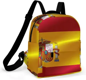 Backpack Purse for Women Flag of Spain Anti Theft Backpack with Zipper