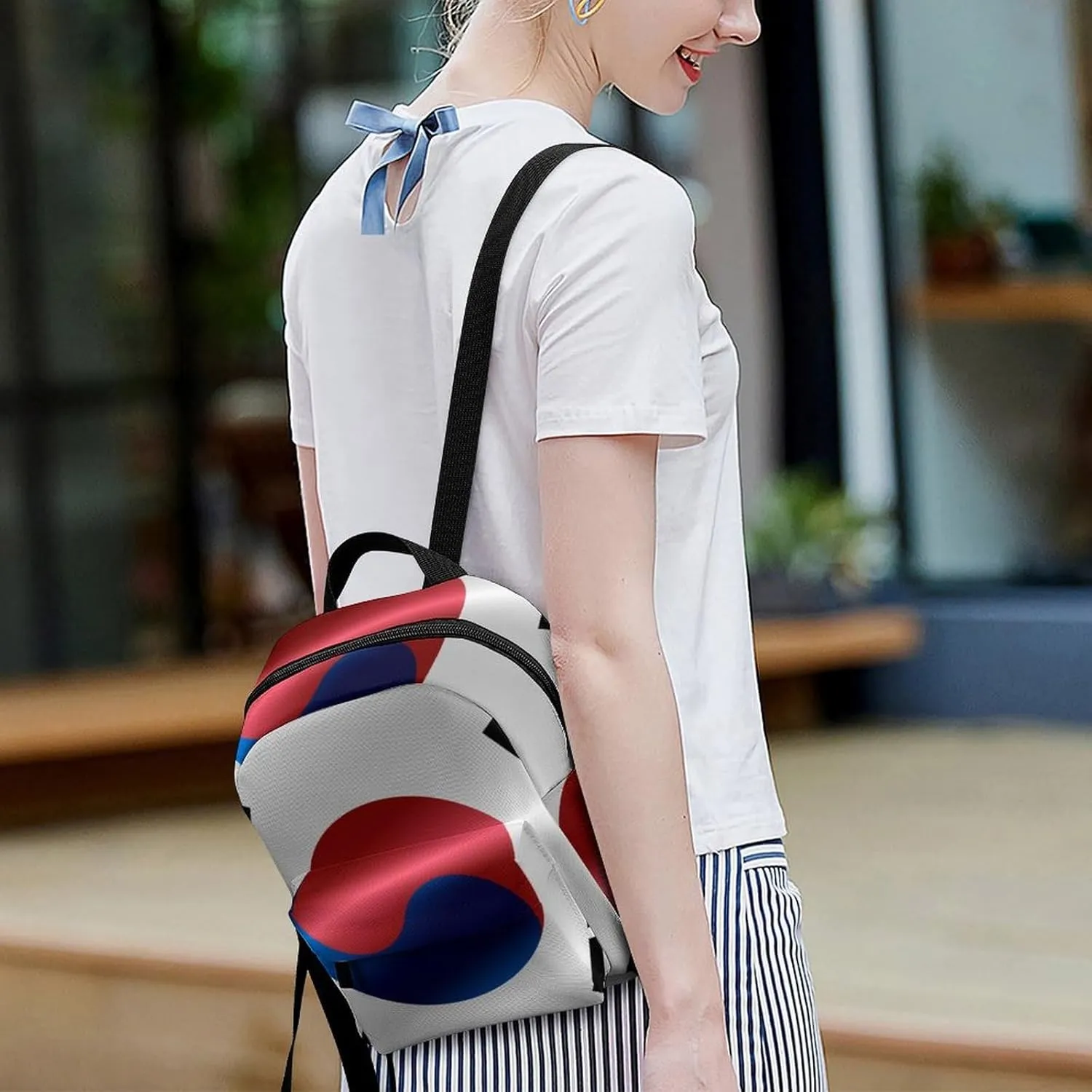 Backpack Purse for Women Rucksack for Ladies Flag of South Korea Shoulder Bag