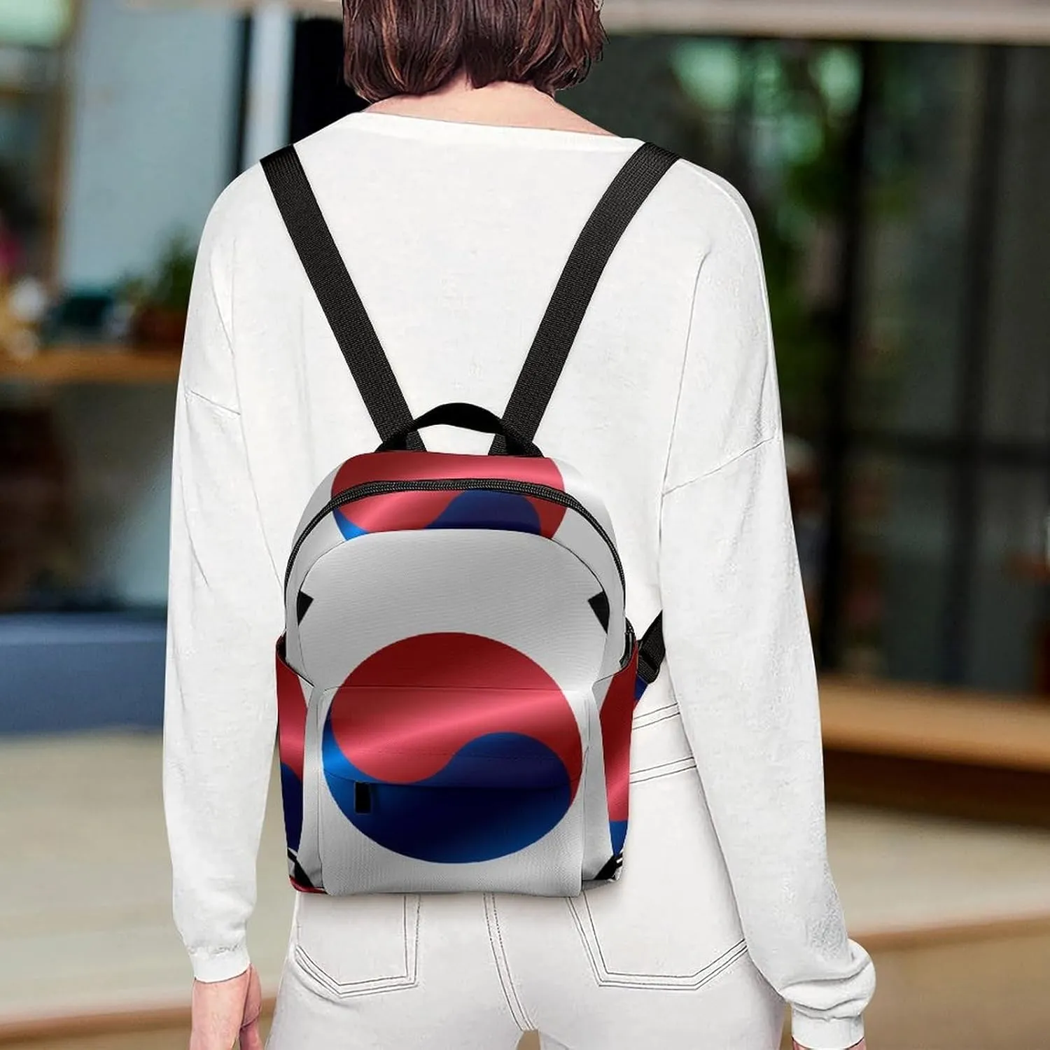 Backpack Purse for Women Rucksack for Ladies Flag of South Korea Shoulder Bag