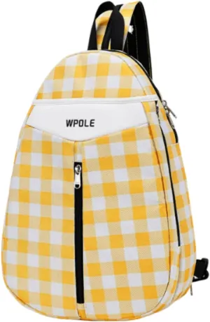 Badminton Bag with Shoe Compartment Shoulder Bag Racquet Carrying Bag Tennis Racket Bag Pickleball Bag for Squash Racquet