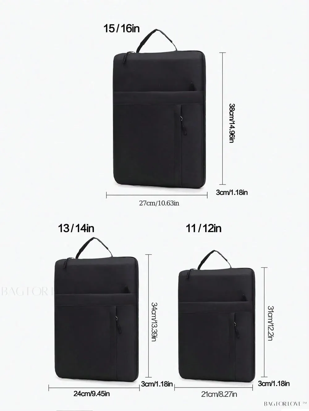 BagForLove - Compact Laptop Sleeve for 11-14 Inch Devices