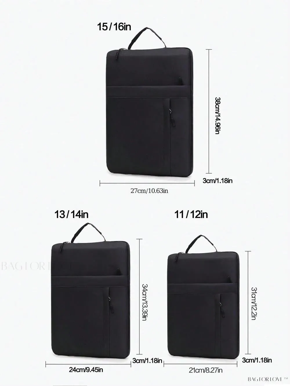 BagForLove - Compact Laptop Sleeve for 11-14 Inch Devices