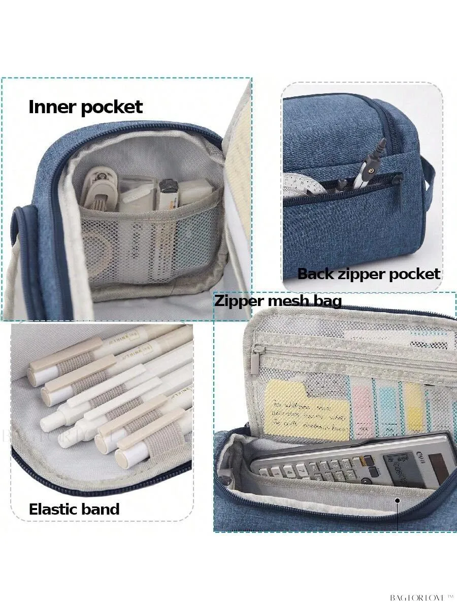 BagForLove - Large Capacity Pencil Case for Ladies and Girls