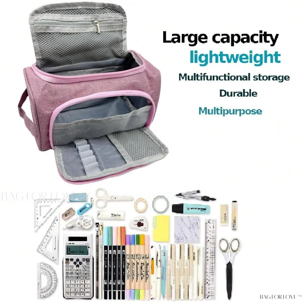 BagForLove - Large Capacity Pencil Case for Ladies and Girls