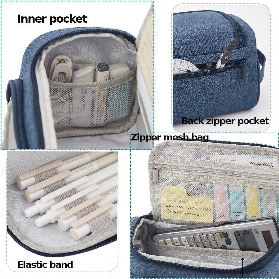 BagForLove - Large Capacity Pencil Case for Ladies and Girls