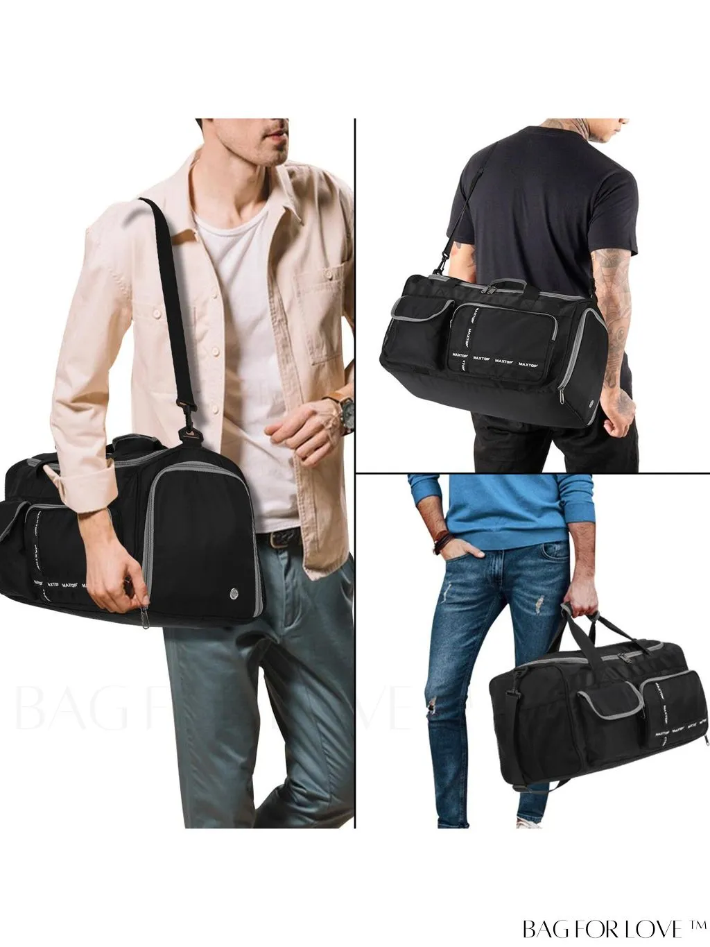 BagForLove - Large Capacity Travel Duffle Bag for Women - Stylish, Convenient, and Practical
