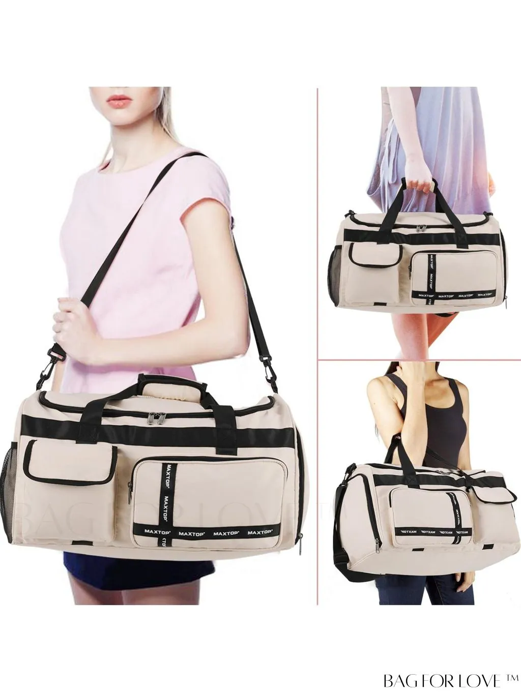 BagForLove - Large Capacity Travel Duffle Bag for Women - Stylish, Convenient, and Practical