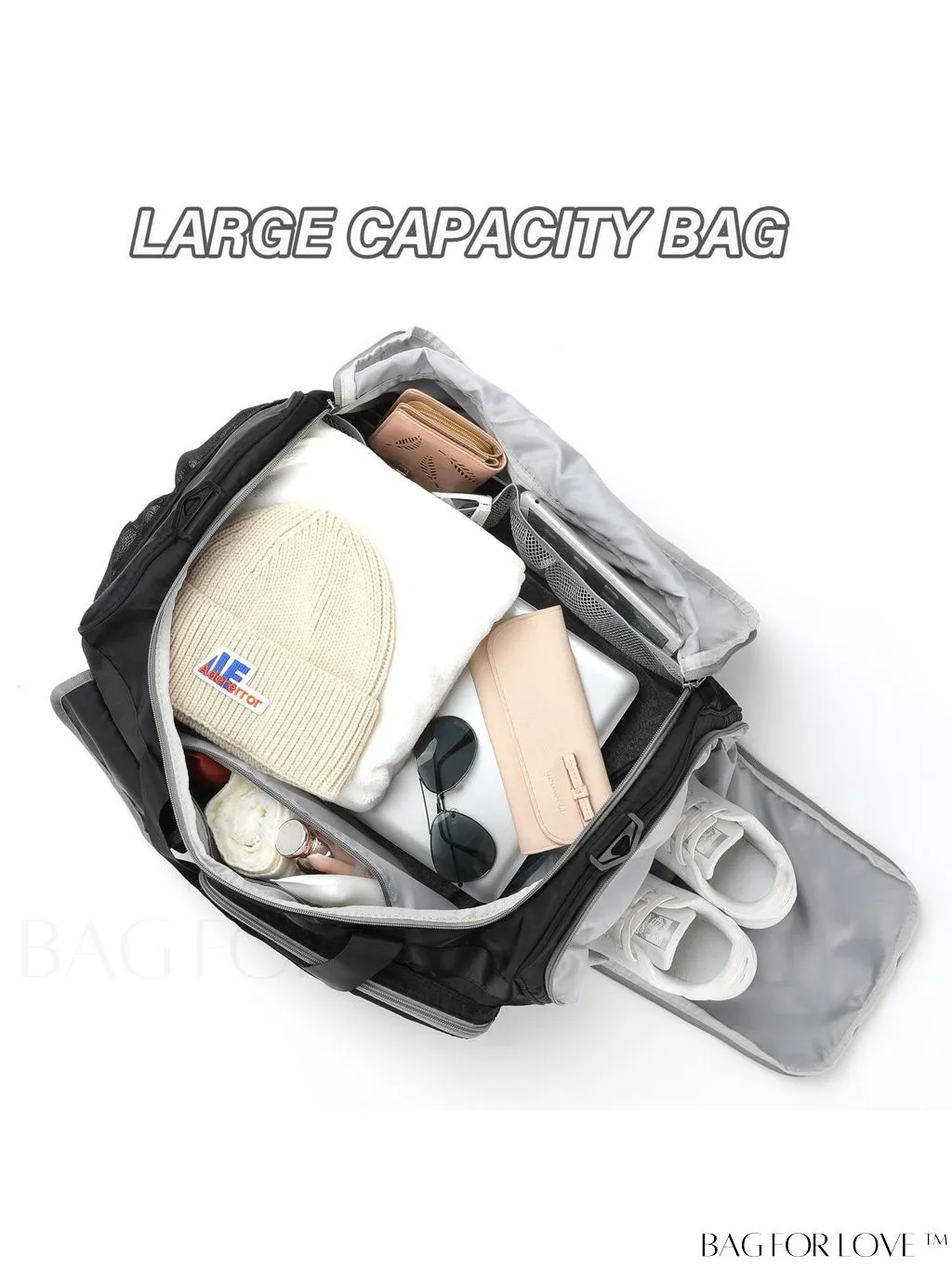 BagForLove - Large Capacity Travel Duffle Bag for Women - Stylish, Convenient, and Practical