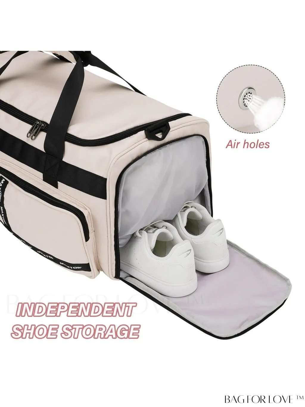BagForLove - Large Capacity Travel Duffle Bag for Women - Stylish, Convenient, and Practical