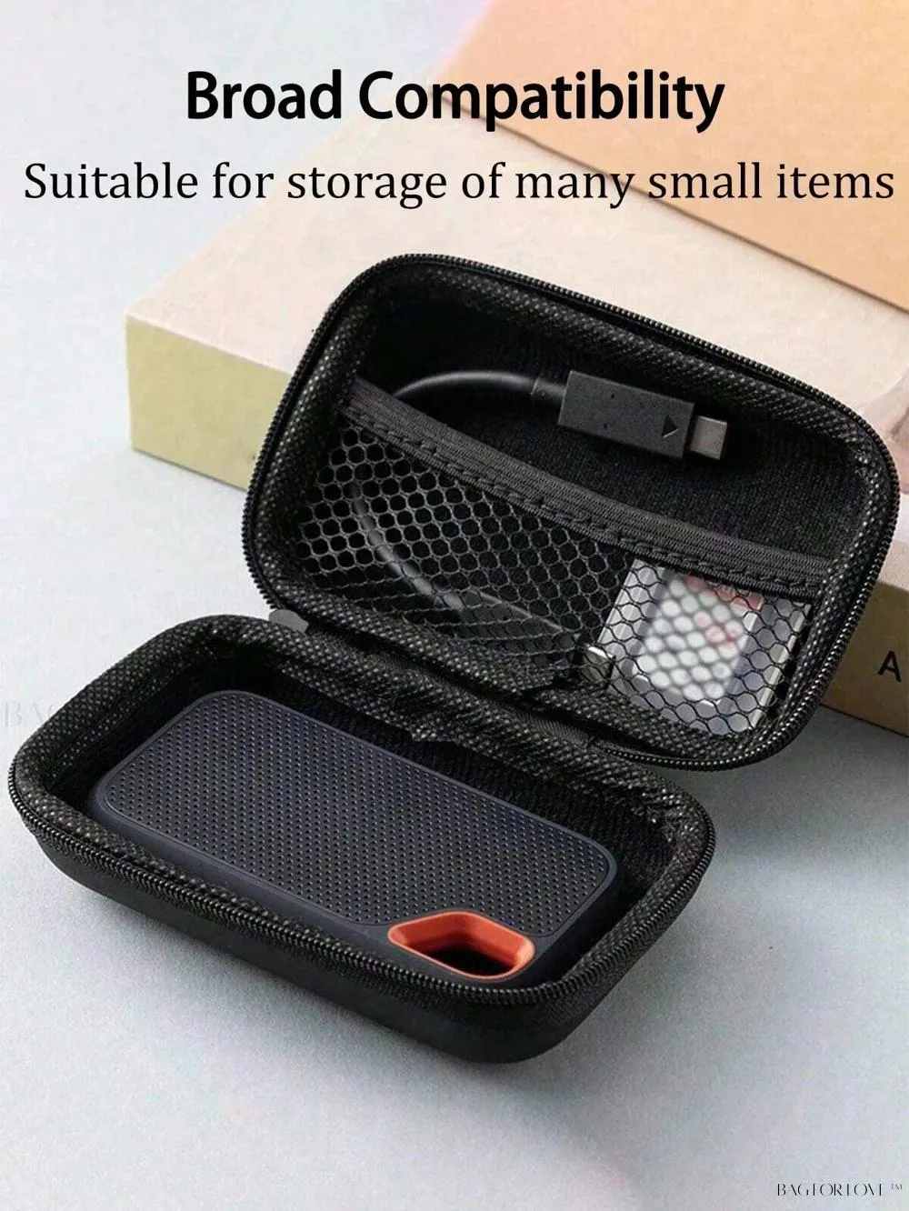 BagForLove - Mini Wallet Storage Case with Cable Organizer