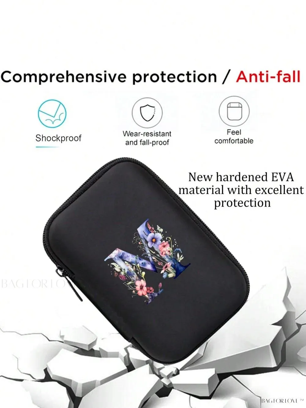 BagForLove - Mini Wallet Storage Case with Cable Organizer