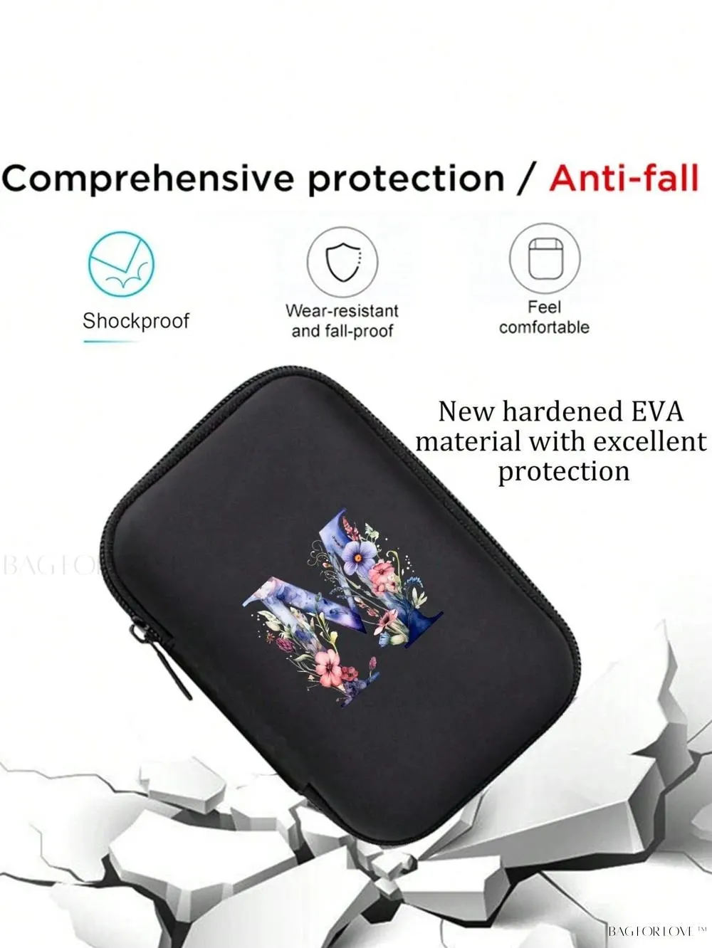 BagForLove - Mini Wallet Storage Case with Cable Organizer